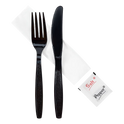 PS Heavy-Weight Cutlery Kits (Knife, Fork, 1-ply Napkin, Salt, Pepper)