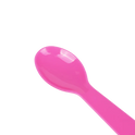 PS Plastic Tasting Spoon, Pink