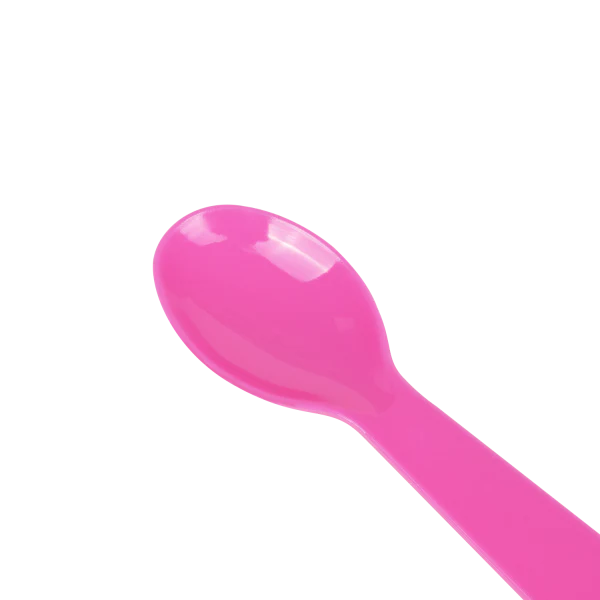 PS Plastic Tasting Spoon, Pink