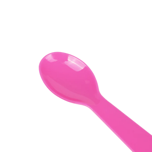 PS Plastic Tasting Spoon, Pink