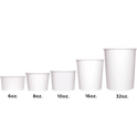 24oz Food Containers (142mm), White